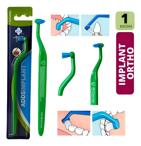 Escova Dental Para Protese Protocolo Implante Rv D